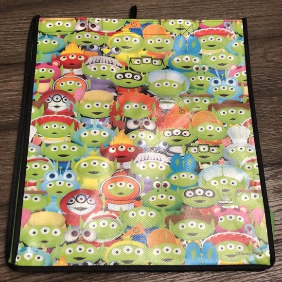 Disney Pixar Toy Story Aliens Little Green Men Reusable Shopping Tote Bag - Picture 1 of 4